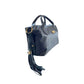 Blue Leather Women Handbag