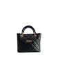 Black Leather Women Handbag