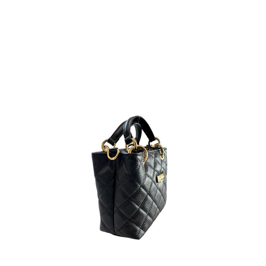 Black Leather Women Handbag
