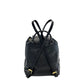 Black Leather Women Backpack