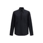 Black Cotton Dress Shirt