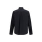 Black Cotton Dress Shirt