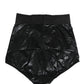 Black High Waisted Slip Girdle Panty Underwear
