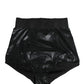 Black High Waisted Slip Girdle Panty Underwear
