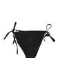 Black Tie-Side Bikini Bottom Swimsuit Swimwear