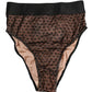 Black Beige Polka Dot Butterfly Brief Underwear