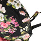 Black Floral Padded Balconnet Bra Underwear