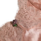 Pink Lace Silk Satin Tank Lingerie Sleepwear