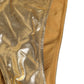 Gold-Tone Polyester Bikini Bottom Logo Swimwear
