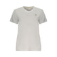 White Cotton Women T-Shirt