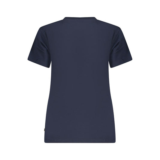 Blue Cotton Women's T-Shirt