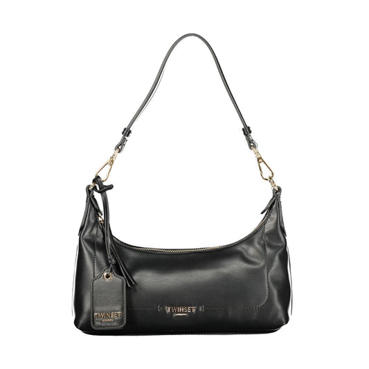 Black Polyurethane Women's Bag