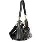 Black Polyurethane Women's Bag