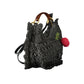 Nero Polyester Women's Bag