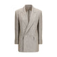 Beige Linen Blazer