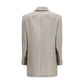 Beige Linen Blazer