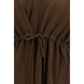 Brown Viscose Coat