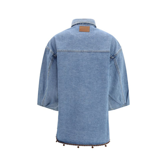 Blue Cotton Denim Jacket
