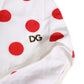 White Polka Dot One-Piece Swimsuit Swimwear