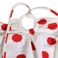 White Polka Dot One-Piece Swimsuit Swimwear