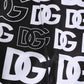 Black White DG Logo Waistband Girdle Underwear
