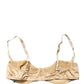 Beige Semi-Pad Underwire Balconette Bra Underwear