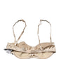 Beige Semi-Pad Underwire Balconette Bra Underwear