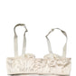 Off White Semi-Pad Underwire Balconette Bra Underwear