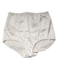 White Silk Blend High Waist Girdle Panty Underwear