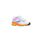White Synthetic Athletic Sneakers