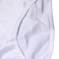 White Silk Stretch Mid Waist Brief Panty Underwear