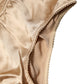 Beige Silk Stretch Mid Waist Brief Panty Underwear