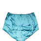 Blue Silk Blend High Waist Girdle Panty Underwear