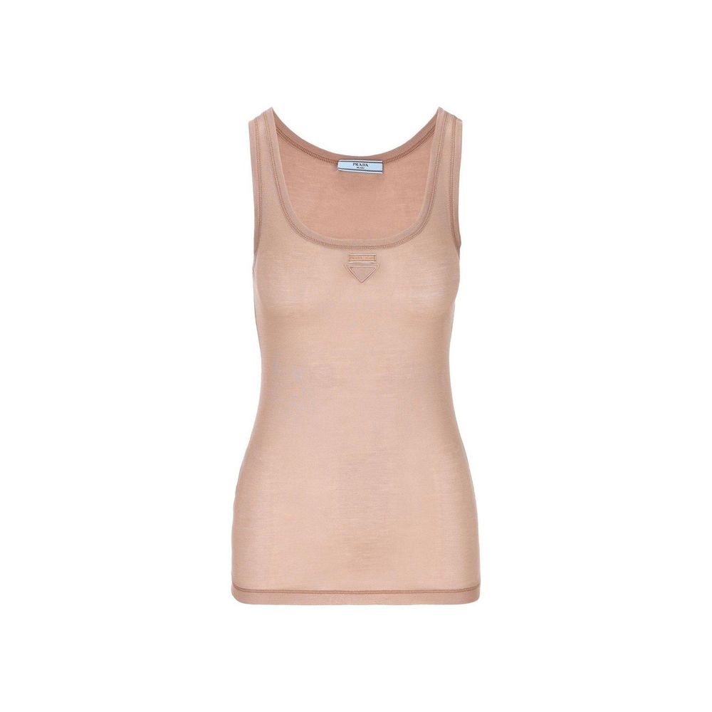 Multicolor Silk Tank Tops