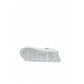 White Fabric Chunky Sneakers