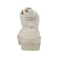 Beige Fabric Sneakers