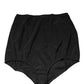Black Silk Blend High Waist Girdle Panty Underwear