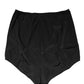 Black Silk Blend High Waist Girdle Panty Underwear