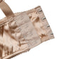 Beige Semi-Pad Underwire Balconette Bra Underwear