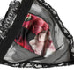 Black Floral Soft Cup Triangle Bra Underwear