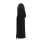 Black Viscose Casual Dress