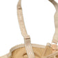 Beige Semi-Pad Underwire Balconette Bra Underwear