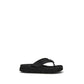 Brown Calf Leather Bos Taurus Flat Sandals