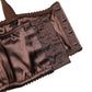 Brown Semi-Pad Underwire Balconette Underwear