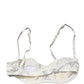 White Semi-Pad Underwire Balconette Underwear