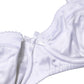 White Semi-Pad Underwire Balconette Bra Underwear