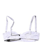 White Semi-Pad Underwire Balconette Bra Underwear