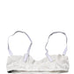 White Semi-Pad Underwire Balconette Bra Underwear