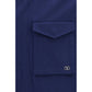 Blue Cotton Coat
