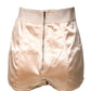 Beige Silk Blend High Waist Girdle Panty Underwear